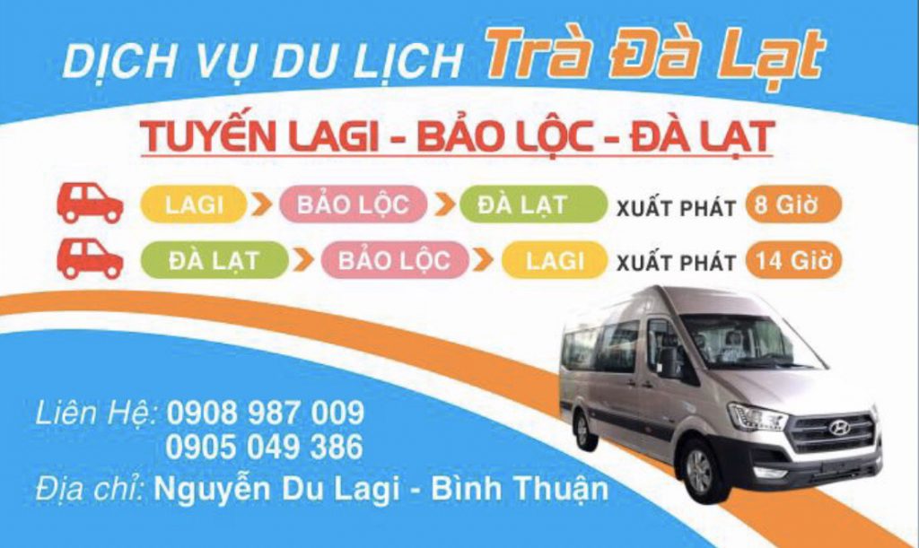 Xe trà đà lạt
